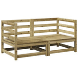 2 Piece Garden Sofa Set Impregnated Wood Pine 3295813