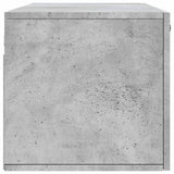Wall Cabinet Concrete Grey 100x36.5x35 cm Engineered Wood 830128