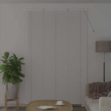 Venetian Blinds Height Adjustable White 220 x 140 cm Aluminium 42006030