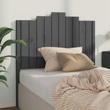 Bed Headboard Grey Solid pine wood 106 cm x 4 cm x 110 cm 818457