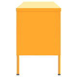 TV Cabinet Mustard Yellow 105x35x50 cm Steel 336236