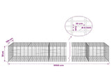 Gabion with 5 mm Wire and 5x10 cm Mesh 1050x100x50 cm 3464823