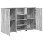 Reception Desk Grey Sonoma 155x50x103.5 cm Engineered Wood 3324201