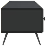 TV Cabinet with Drawer Black 147 x 34.5 x 30 cm Engineered Wood 895626
