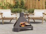 Fire Pit Black 50 x 43 x 52 cm Steel 858950