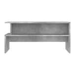 ZNTS Coffee Table Concrete Grey 90x55x42.5 cm Engineered Wood 834281