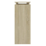 Console Table Sonoma Oak 102x30x80 cm Engineered Wood 808326