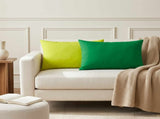 Cushion with Pillow HEERLEN 6 pcs Green Polyester 925110