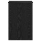 Desk with Storage Black Oak 100 x 50 x 76 cm Engineered Wood 862482