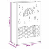 Umbrella Stand Pink 28 x 12 x 41 cm Steel 868519