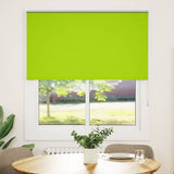 Roller Blind Blackout Leaves Green 130x130 cm Fabric Width 126.6 cm Polyester 4011238