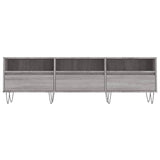 TV Cabinet Grey Sonoma 150x30x44.5 cm Engineered Wood 831282