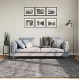 Rug HUARTE Short Pile Soft and Washable Anthracite 200x200 cm 375004