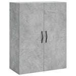 Highboard Concrete Grey 69.5x34x180 cm Engineered Wood 3198181