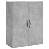 Highboard Concrete Grey 69.5x34x180 cm Engineered Wood 3198181