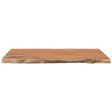 Table Top 50x40x2,5 cm Rectangular Solid Wood Acacia Live Edge 370607