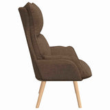 Armchair Brown 69 x 74 x 93 cm Fabric 42001869