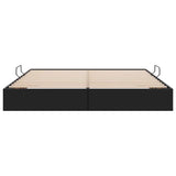 Storage Bed with Headboard Black 180 x 200 cm Faux leather 3369967