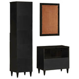 3 Piece Bathroom Furniture Set Solid Wood Mango 3310019