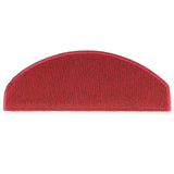 Stair Mats 15 pcs 65x24x4 cm Red Half Round Large 133889