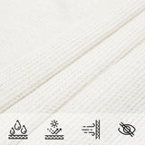 Sunshade Sail 160 g/m White 4x7 m HDPE 311245