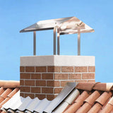 Chimney Hood Silver 50 x 50 x 37 cm Stainless Steel 42008434