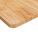 Workbench Light Brown 100x60x cm Solid Wood Oak Rectangular 3309702