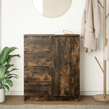 Sideboard with Drawers Smoked Oak 71x35x84 cm Engineered Wood 861584