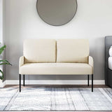 Sofas with Cushion 110cm Cream Plywood 42023452