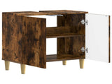 Bathroom Sink Cabinet ARNHEM Smoked Oak 59.5 x 31.5x 59 cm 896570