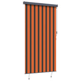 145972 Outdoor Roller Blind 140x250 cm Orange and Brown
