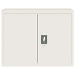 ZNTS File Cabinet White 90x40x110 cm Steel 3188310