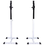 ZNTS Barbell Squat Rack with Barbell and Dumbbell Set 60.5 kg 275349