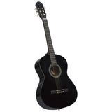 ZNTS Classical Guitar for Beginner with Bag Black 4/4 39" 3055600