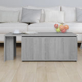 Coffee Table Grey Sonoma 150x50x35 cm Engineered Wood 815469