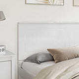 Headboard Gloss White 100 cm Engineered Wood 887598