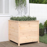 Garden Planter 82.5x82.5x78 cm Solid Wood Pine 825303