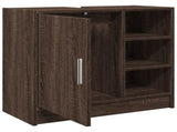 Sink Cabinet Brown Oak 63x29x55 cm Engineered Wood 848135