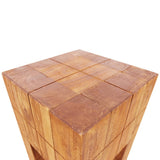 Stool Solid Mahogany Wood 244502