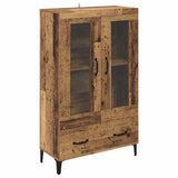 Highboard Old Wood 70 x 31 x 115 cm Engineered Wood and Iron 880860