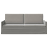 3 Seater Sofa Light Grey 190 x 81 x 82 cm Velvet 42041120