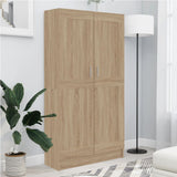 Book Cabinet Sonoma Oak 82.5x30.5x150 cm Engineered Wood 802726
