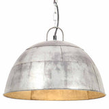 Industrial Vintage Hanging Lamp 25 W Silver Round 41 cm E27 320541