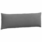 Sofa Pillows 2 pcs Dark Grey 120 x 40 cm Fabric 42013813