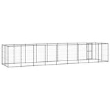 Outdoor Dog Kennel Steel 21.78 m 3082301