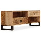 TV Cabinet Solid Mango Wood 120x30x40 cm 244940