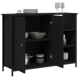 Sideboard Black 100x33x75 cm Engineered Wood 835549