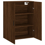 Wall Mounted Cabinet Brown Oak 69.5x34x90 cm 828443