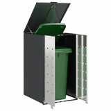 Wheelie Bin Storage with Gas Lift-up Lid for 240L Bin Steel 42018685