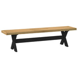Dining Bench NOAIN 160 x 41 x 45 cm Solid Pine Wood Natural 42020921